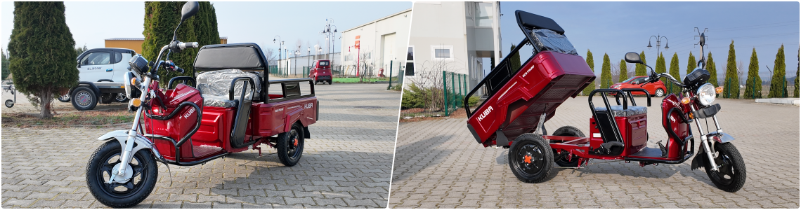 Descoperă Noul Triciclu Electric ELBONS KUBA EcoPikap: Soluția Perfectă pentru Gospodăria ta!