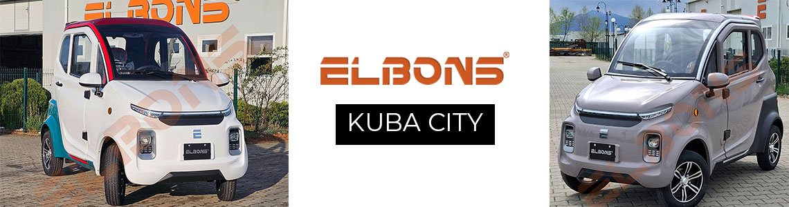 Nou! Cvadriciclu electric ELBONS KUBA City