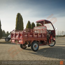 Triciclu electric cu benă și cabină - KUBA GL18000 MAX, fără permis Triciclu electric cu benă și cabină - KUBA GL18000 MAX, fără permis