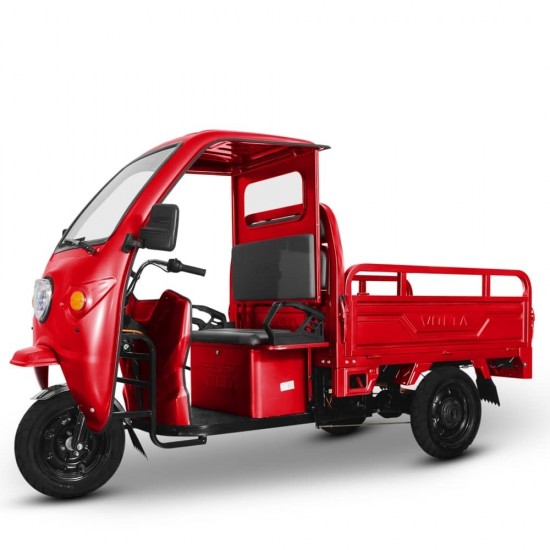Triciclu electric cu benă și semicabină VOLTA VT5 - fără permis